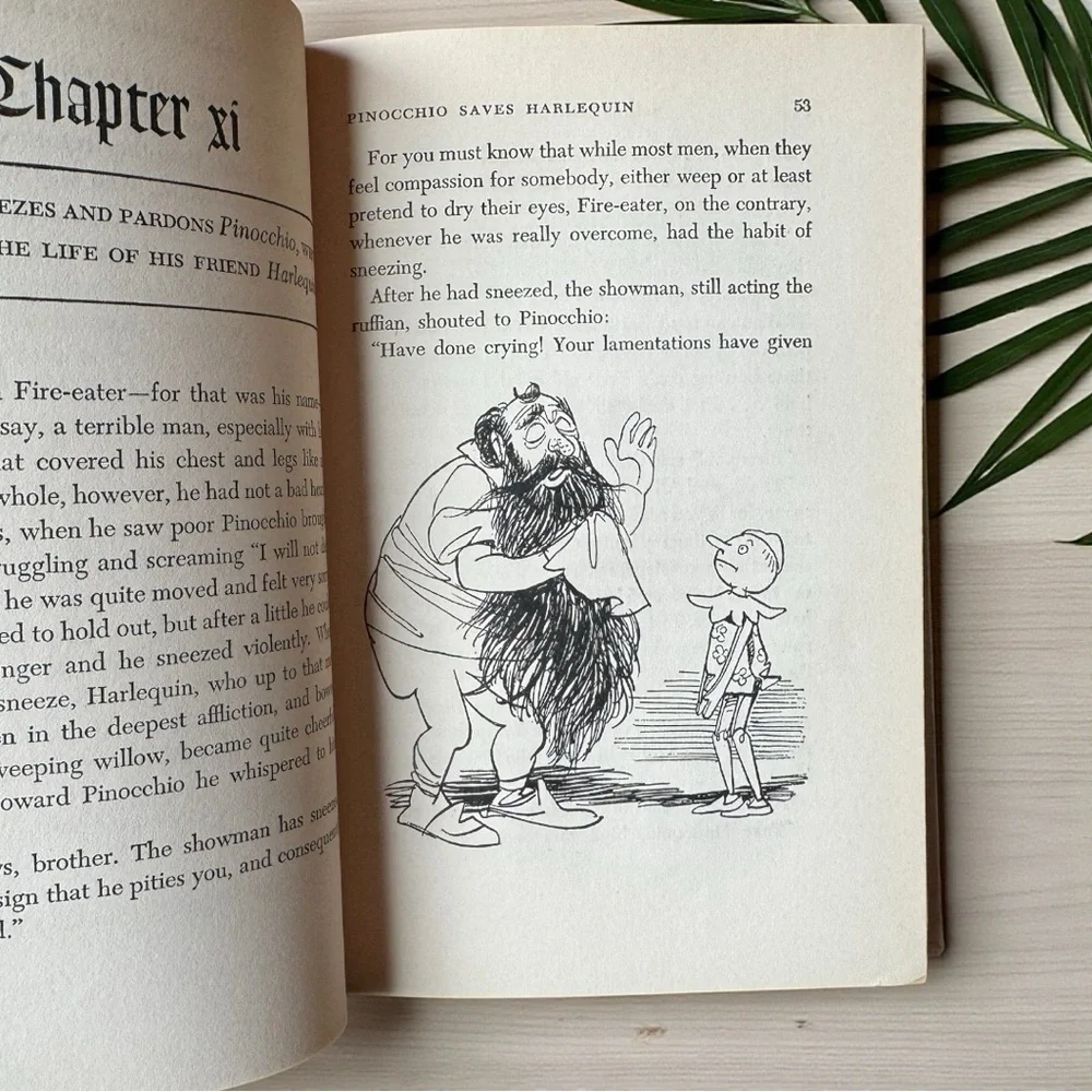 Vintage The Adventures of Pinocchio – Illustrated Junior Library – Fritz Kredel